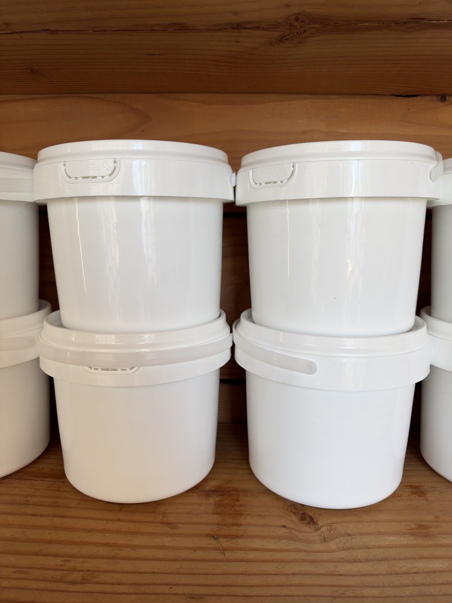 6 lb Food-Grade Half Gallon Honey Bucket