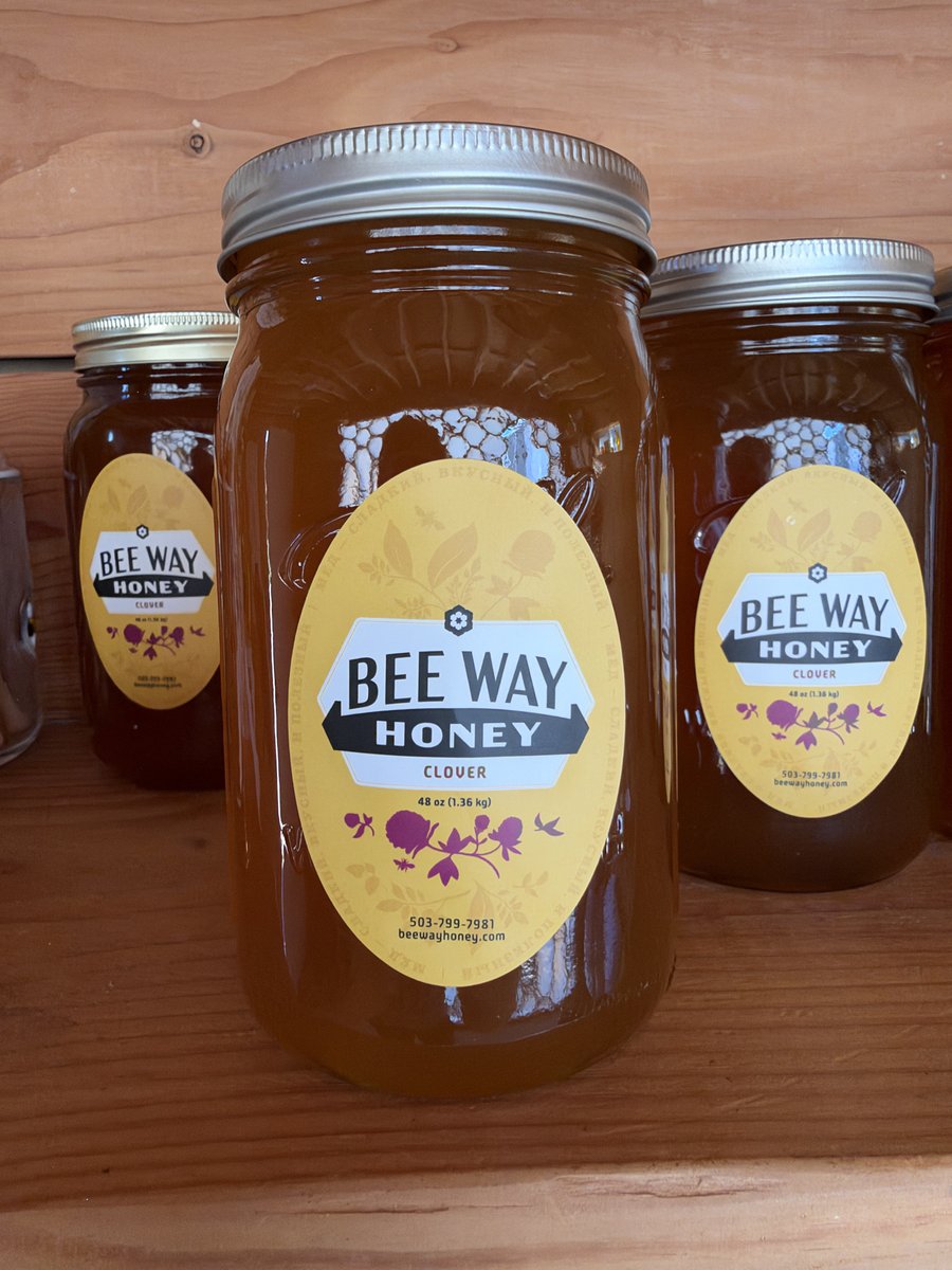 Raw Clover Honey 3 lb Jar