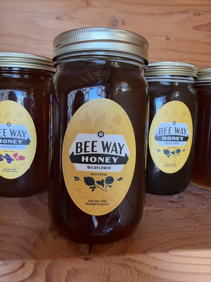 Raw Wildflower Honey 3 lb Jar
